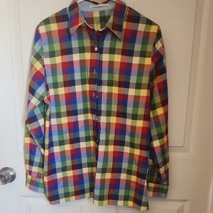 Foxcroft Multicolor Plaid Button-Down Shirt